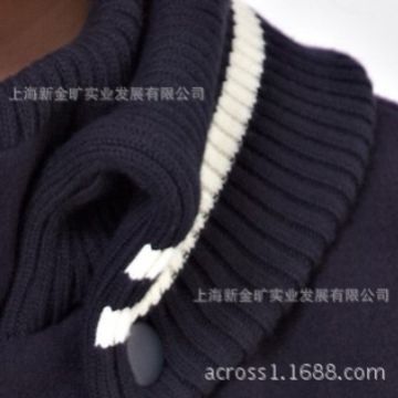 针织面料2x2横机罗纹布羽绒服棉服罗纹色织领口袖口下摆螺纹