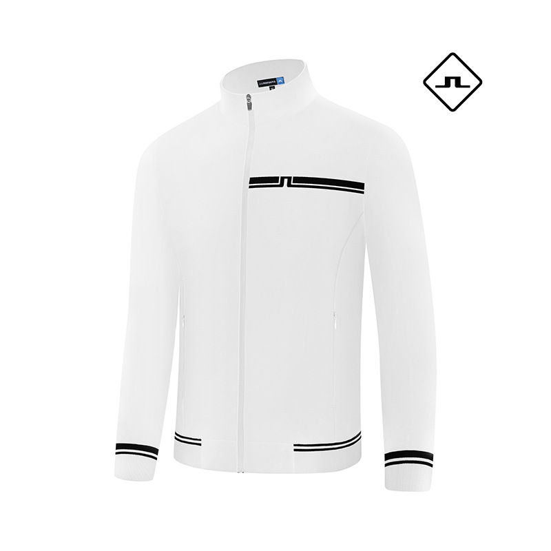 【Cross-Border】J Golf Jacket Men's Spring and Autumn Stretch Woven Golf Sports Thin Jacket # 2501