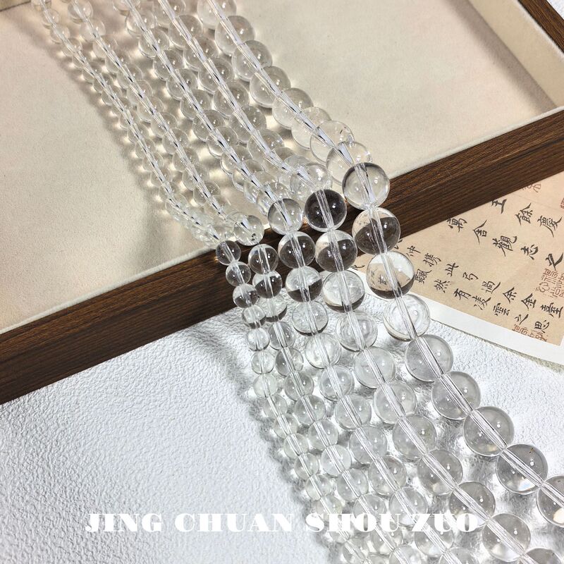 High-Transparency K9 Imitation White Crystal 8-16mm Glass Loose Beads, Transparent Beads for Handmade Diy, Bracelet Making Materials High-Transparency K9 Imitation White Crystal 8-16mm Glass Loose Beads, Transparent Beads for Handmade Diy, Bracelet Making Materials