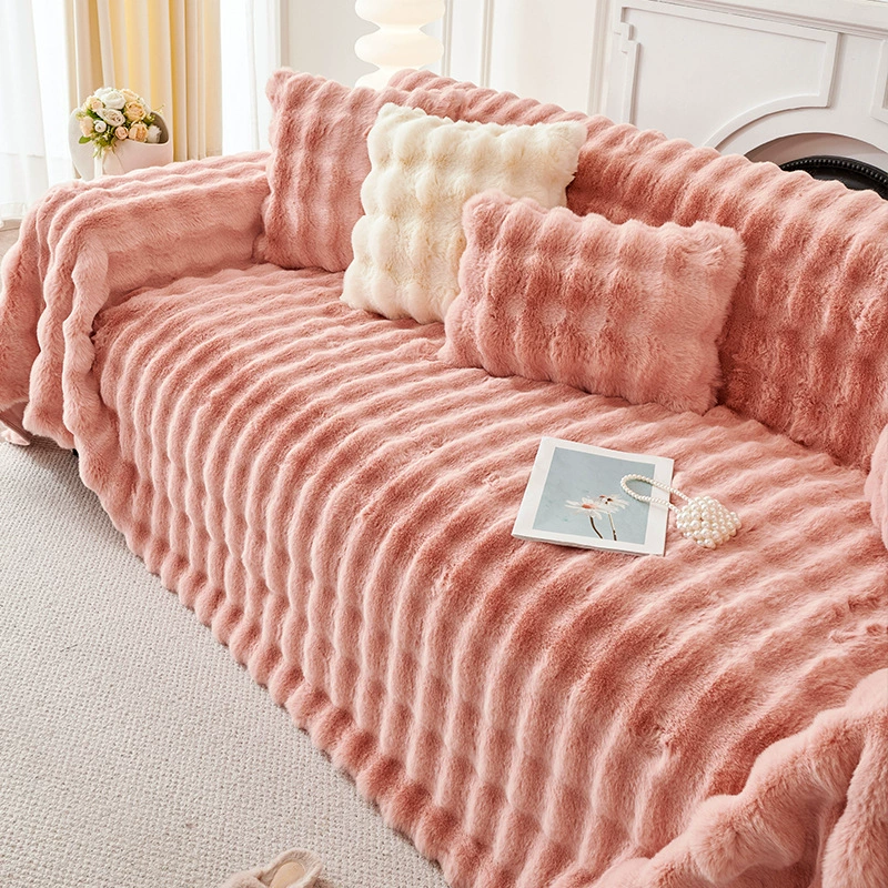 Plush universal non-slip sofa four seasons, increased thickness