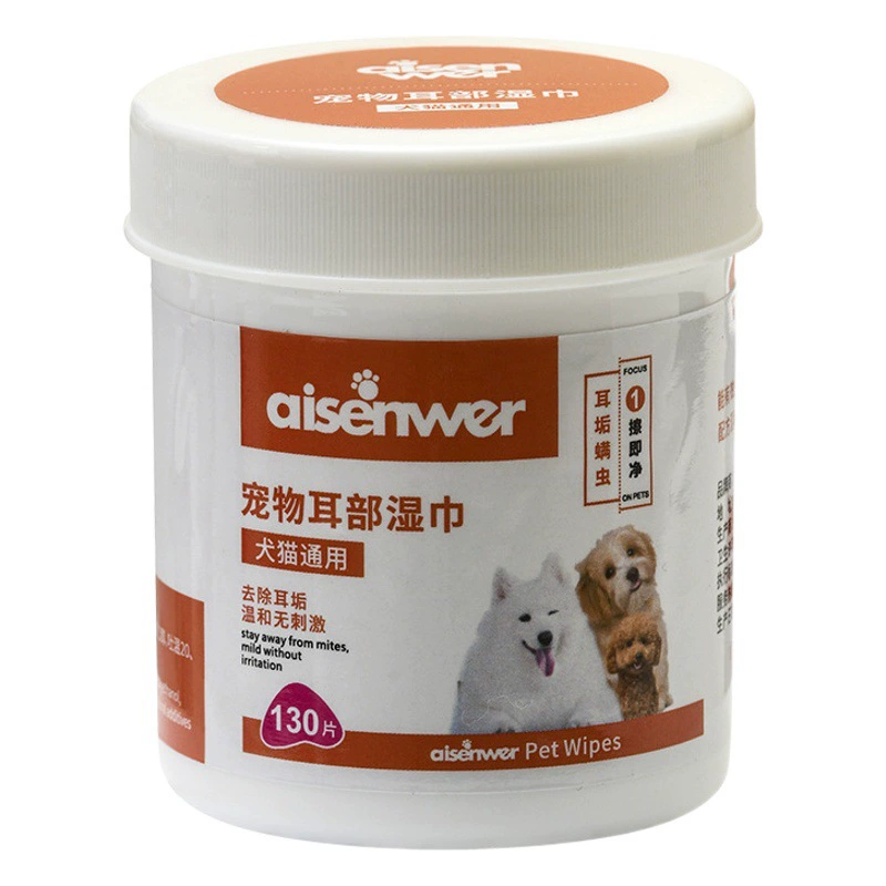 Влажные салфетки для кошек и собак, универсальное средство для удаления пятен от слез глаз и ушей, щетка для чистки глаз, антибактериальное средство.