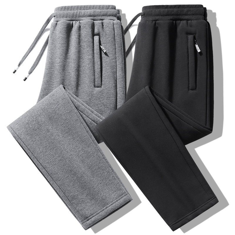demi-season solid color sports trend men's universal casual trousers…