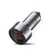 Cigarette lighter 3.1A Digital car charging car double -port USB car charger fast charge smart car flash charger