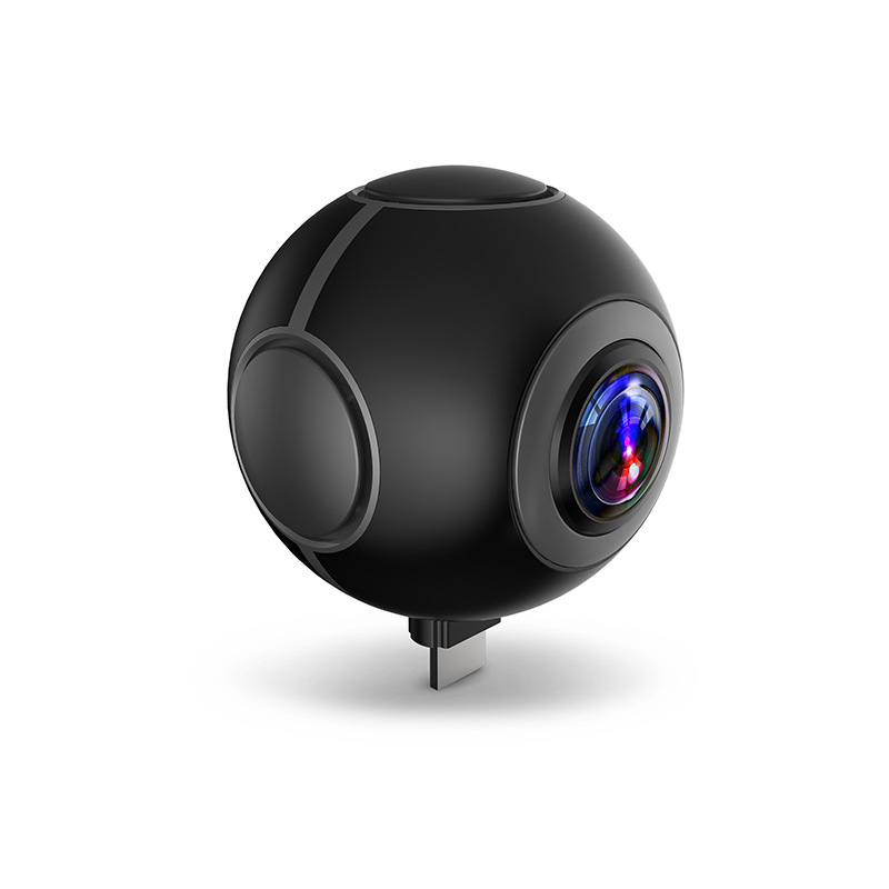 Panoramic camera 360 Dead space fisheye camera lens high definition VR Showings The car share panorama Photo