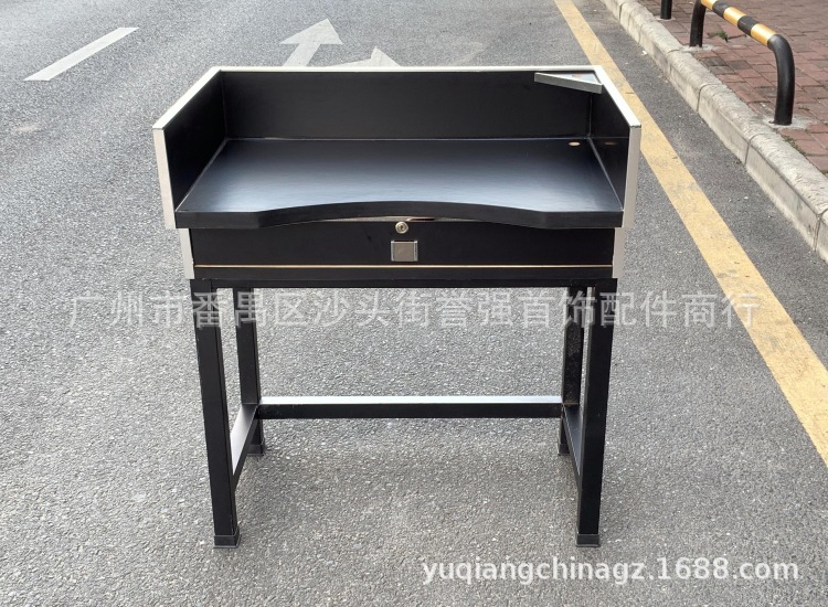 铁架脚微镶台 黑色微镶桌 首饰镶石台 豪华工作台 镶嵌台