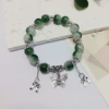 Green double bow A4-1-1