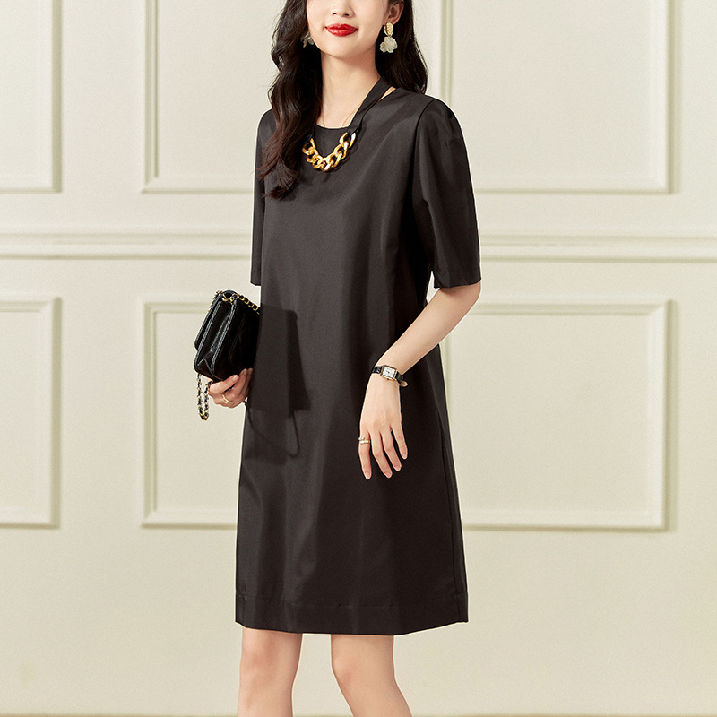 Váy lụa maxi nữ thắt eo mùa hè — 2418101 - Hồng chi tiết 10