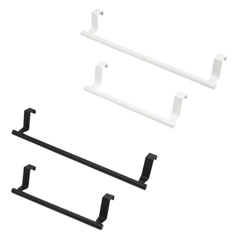 Spot Hanging Stainless Steel Single-pole Towel Rack Punch-free Cabinet Door Back-type Rag Rack Towel Bar Cabinet Door Hanging