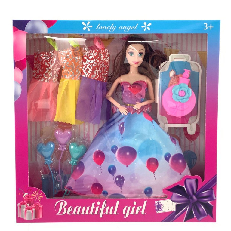 BABI Doll Girl Play House Toy Barbie Doll Dress-up Gift Box Joint Doll Cross-border Explosions