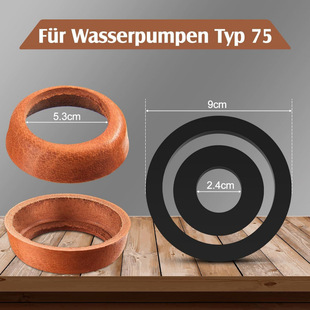 Cast Iron Water Pump Manual Water Pump Water Well Pump Well Head Bowl Leather Pad Leather Ring Hand Pump Accessories