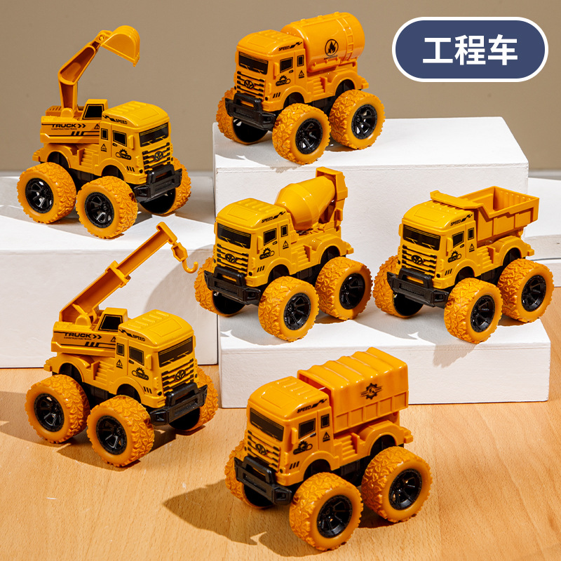 6 stunt engineering vehicles are not repeated