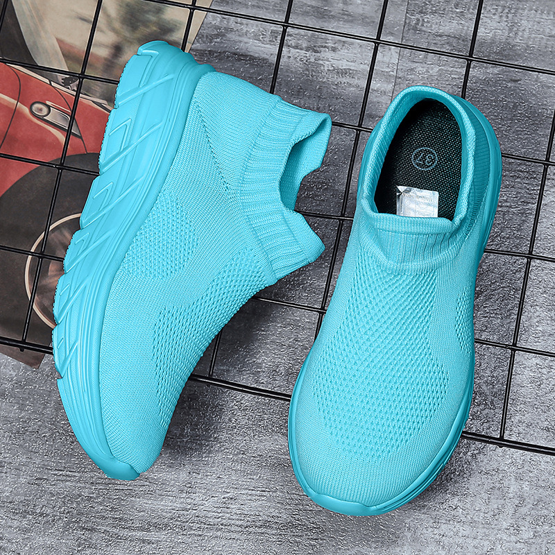 Lichtgewicht sneakers voor koppels met ademend mesh bovenwerk, antislip sokken en dikke zolen - Unisex casual sportschoenen_voghion.com