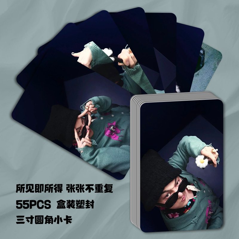 Quan Zhilong 個人周辺機器 3inch 箱入り 55 高画質フォトカード LOMO カード フィルム カードブック 写真ギフト|undefined