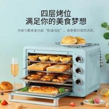 电烤箱微波炉一体机家用韩国微型风炉烤鸡架面包房早餐隔热烧烤箱