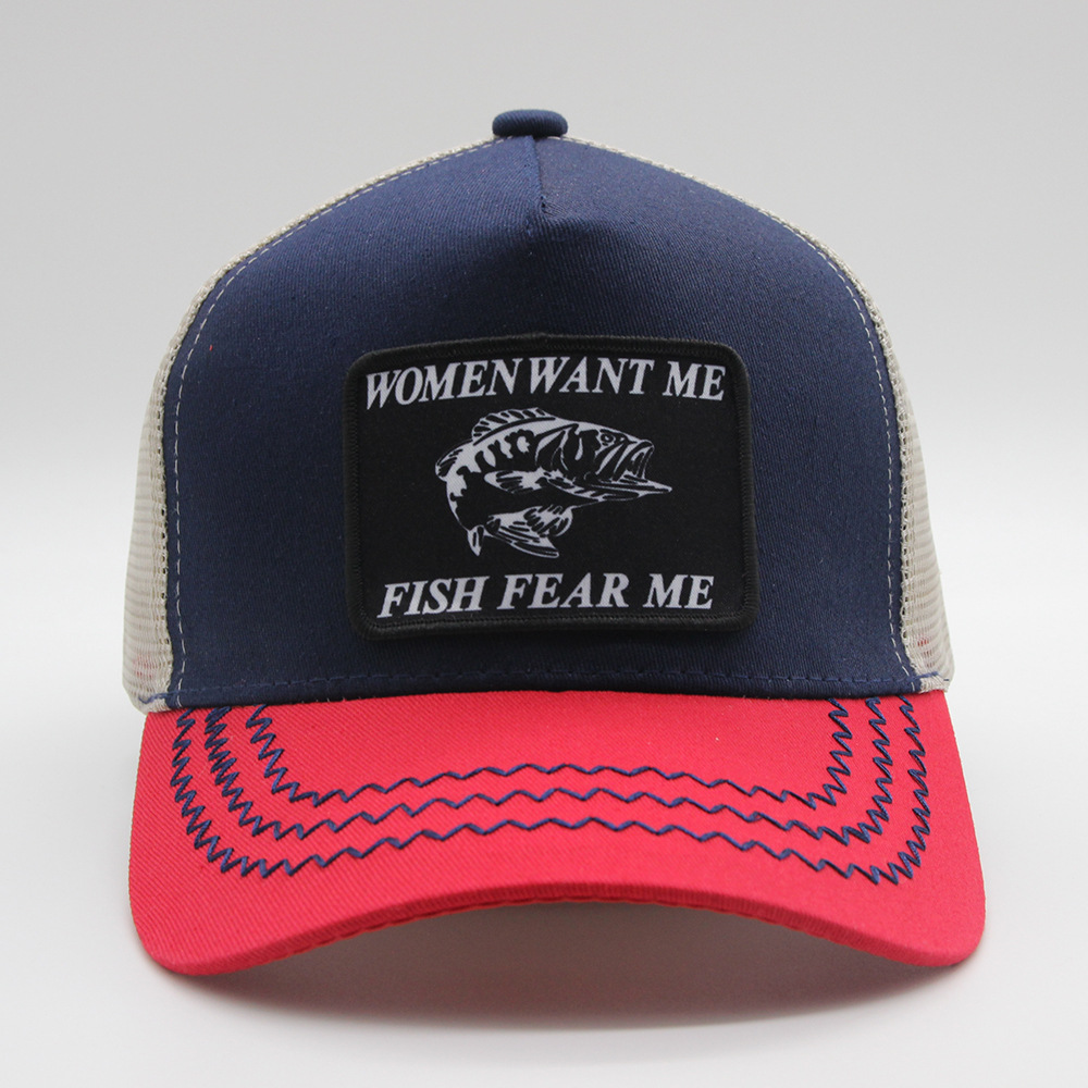 Unisex Streetwear Letter Fish Curved Eaves Baseball Cap display picture 1