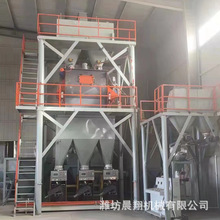 石膏干粉砂浆生产线 水泥腻子粉轻质抹面石膏砂浆设备混合搅拌机