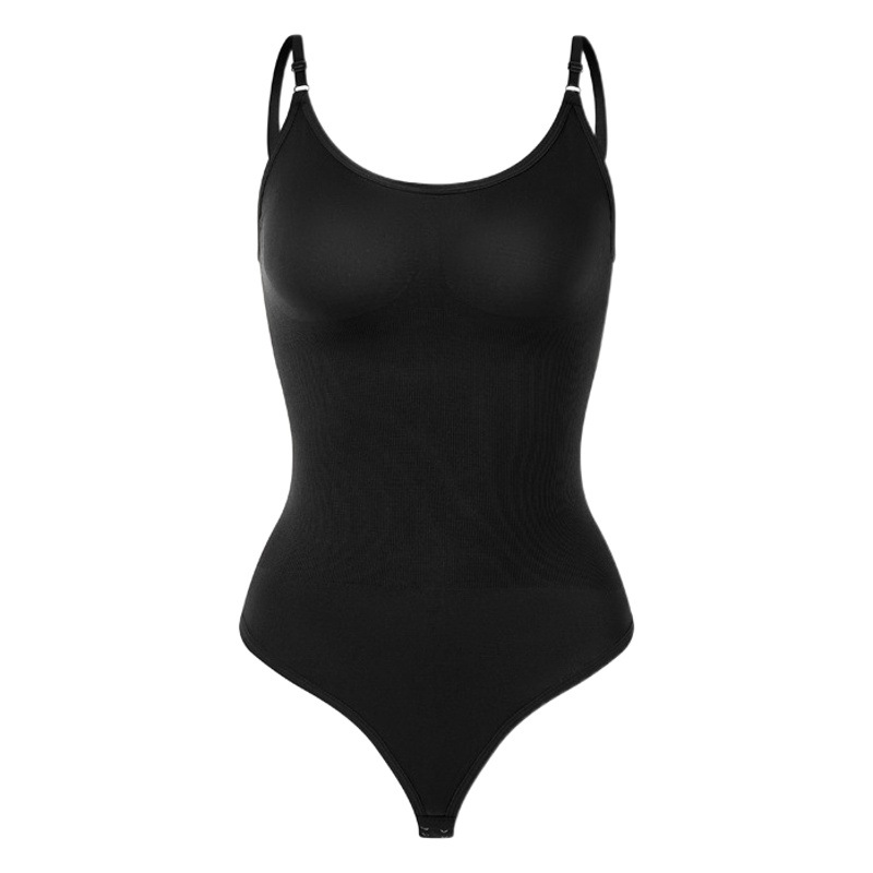 Cross-Border Hot-Selling Seamless Body-Shaping Jumpsuit, Tummy-Tightening Butt-Lifting, Large-Size Thong Suspender Tight Corset