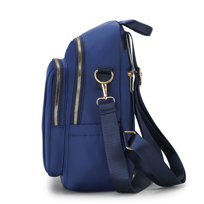 2022 nueva mochila de color sólido simple al aire libre portátil ocio mochila de mediana edad mochila de viaje al aire libre