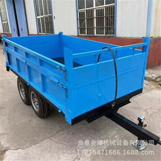 非标定做运输型车斗  农用拖车自卸侧翻拖拉机车斗 双轴单轴可选