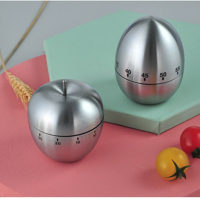 厨房定时器不锈钢鸡蛋苹果计时器烘焙烹饪定时响铃提醒器老人专用