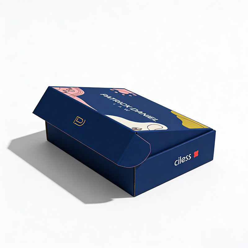 [Construyendo una marca] Caja de máquina de avión Papel blanco en color Caja de embalaje de impresión en color Papel corrugado al por mayor personalizado Exportación de Guangdong