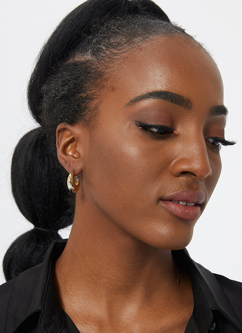 Copper Material Fashion Geometric Copper Earrings Plating Copper Earrings