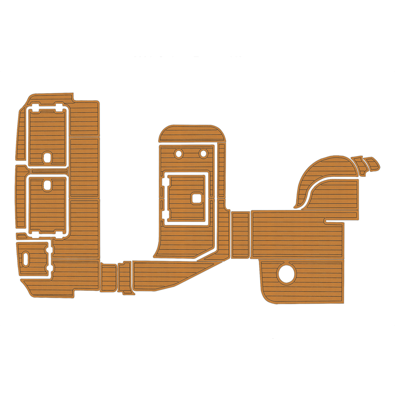 2003-2007 Cruisers 440 Express EVA Faux Teak Marine Floor