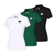 韩版高尔夫女装短袖显瘦修身短袖时尚休闲GOLF弹力运动球衣女