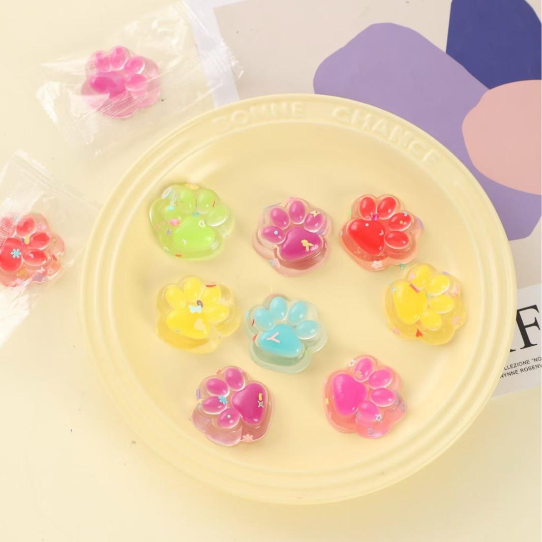 Explosiones transfronterizas de garras de gato multicolores pellizcadas de compresión juguetes de barro sensación relajante emoción ventilación artefactos regalos al por mayor image 3