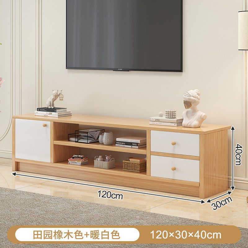 Gabinete de televisión nórdico pequeño tipo de casa sala de estar ligera lujoso moderno simple gabinete de piso de alquiler de casa puede retráctil gabinete de televisión