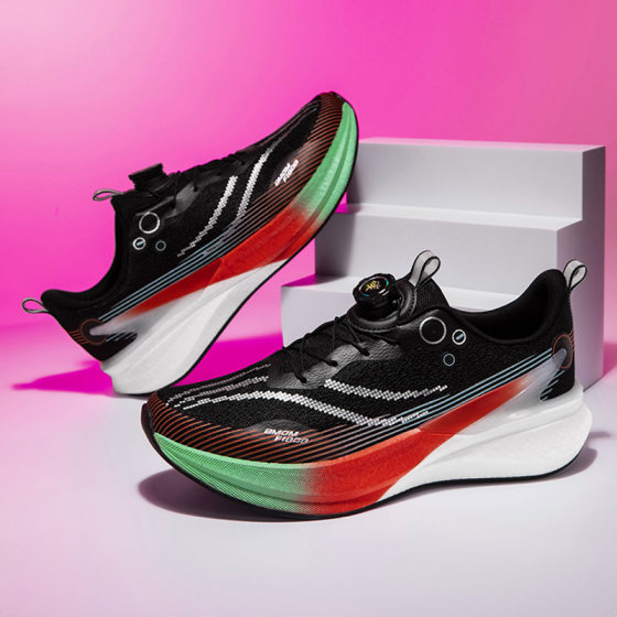 Running Shoes sneaker Racing Shock Absorbing Ultra-light Running Shoes Men's Teenagers and Students Carbon Plate Racing Breathable Flying Fabric Mesh Surface