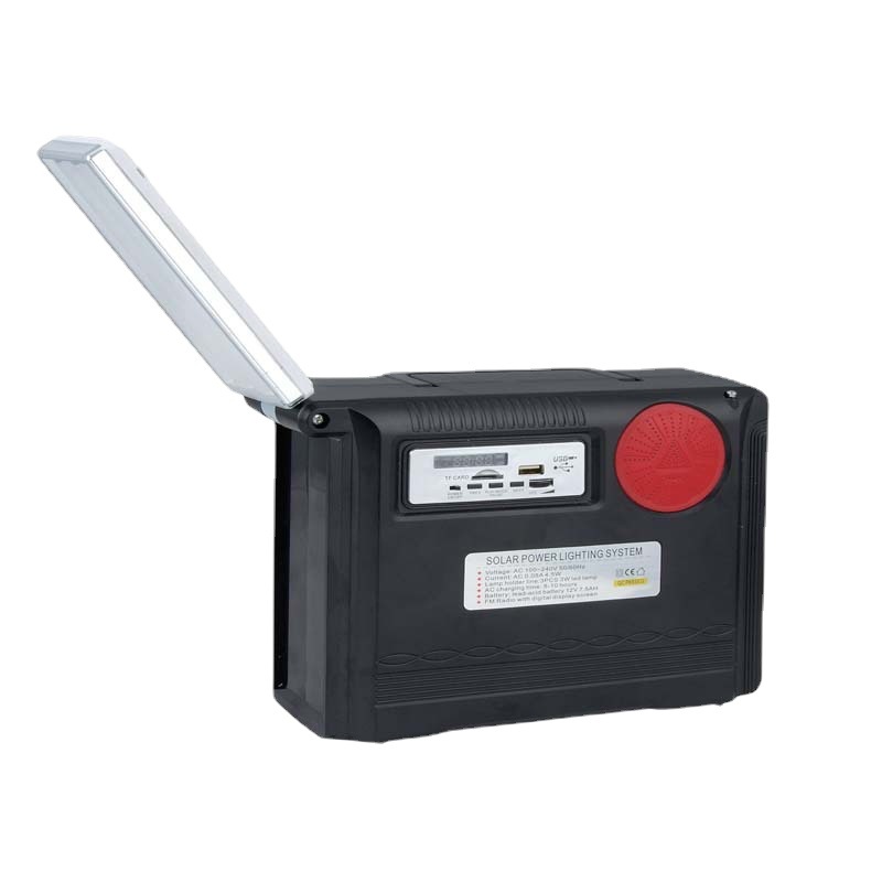 Lámpara solar de camping LED YAJIA YJ-1980, luz recargable ultrabrillante para tienda y emergencias