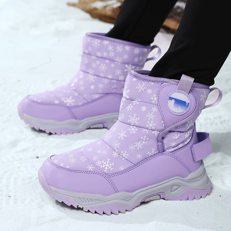 Winter high children's keep warm boots for men and women, Korean style