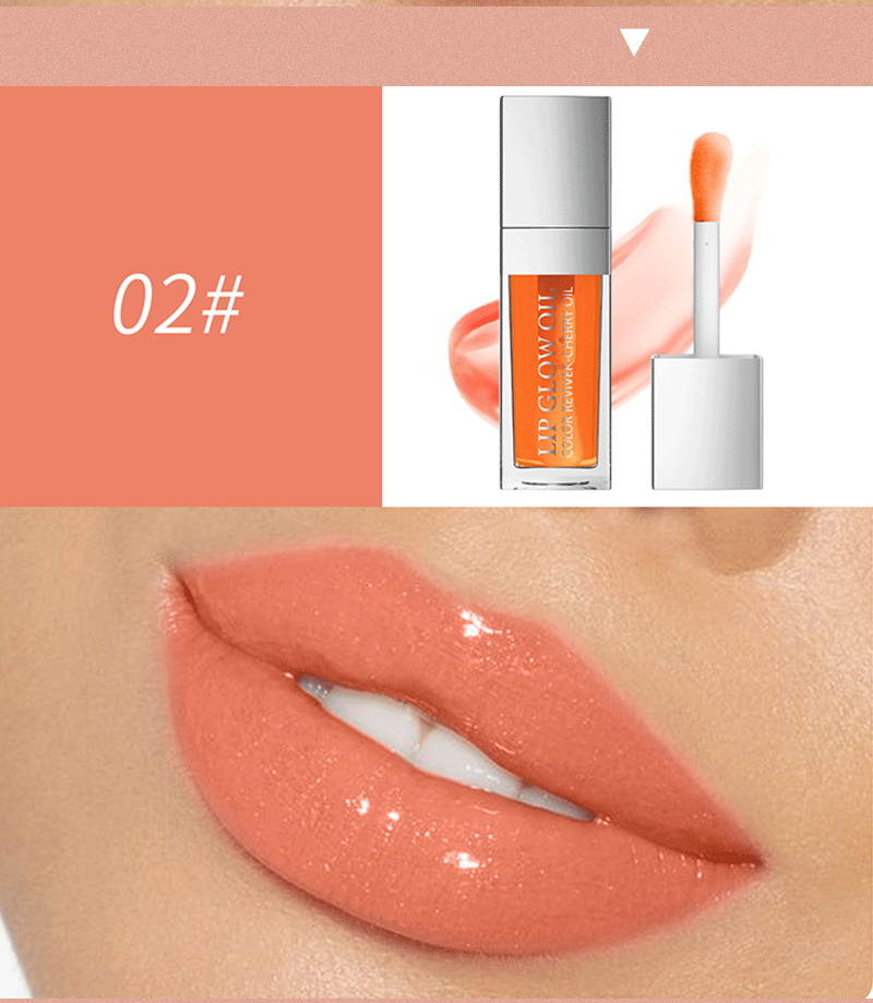 45g Weight Lip Glaze Type Of Cosmetics Plastic Material Solid Color, Transparent Pattern Sexy Style Solid Color Transparent Plastic Lip Glaze 1