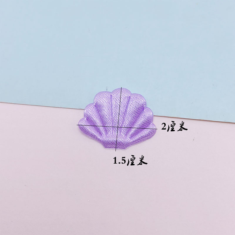 DIY pulsera material fresco de doble cara de la tela de satén Shell DIY horquilla joyería Marina serie accesorios decorativos