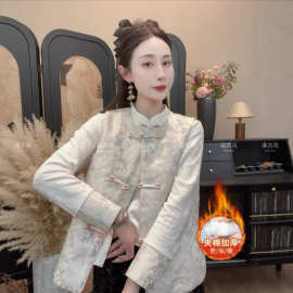 2025年织锦刺绣款加棉马甲女气质高级新中式时尚马甲新中式