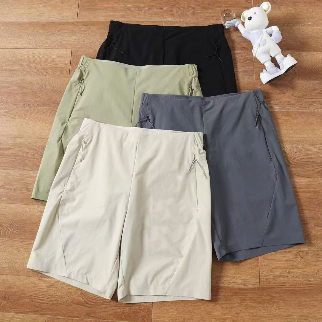 Yijia pantalones cortos de negocios 2025 nuevos pantalones cortos de secado rápido pantalones casuales deportivos de senderismo al aire libre para hombres pantalones cortos geniales