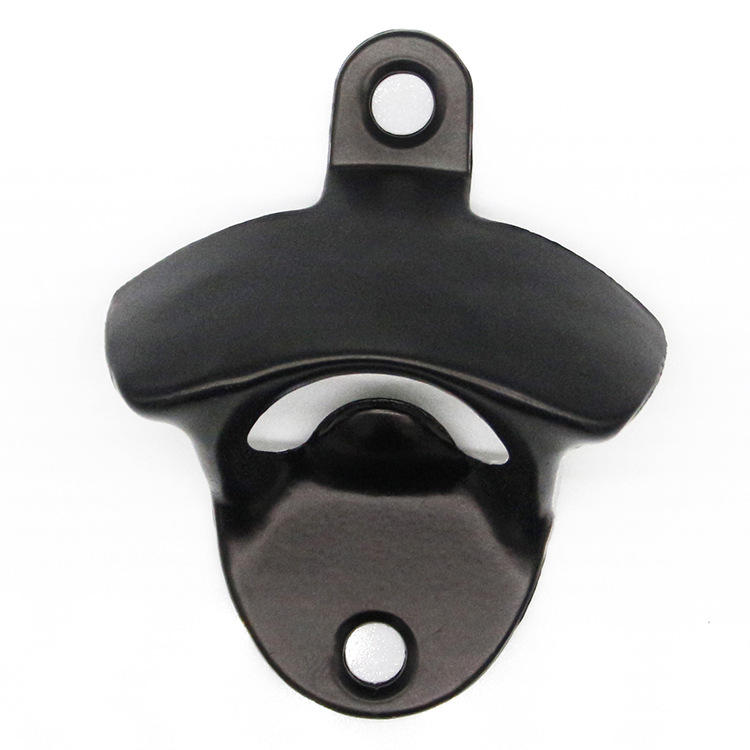 Zinc Alloy wall-mounted bottle opener wall-mounted bottle opener accessories beer bottle opener black beer screwdriver wholesale