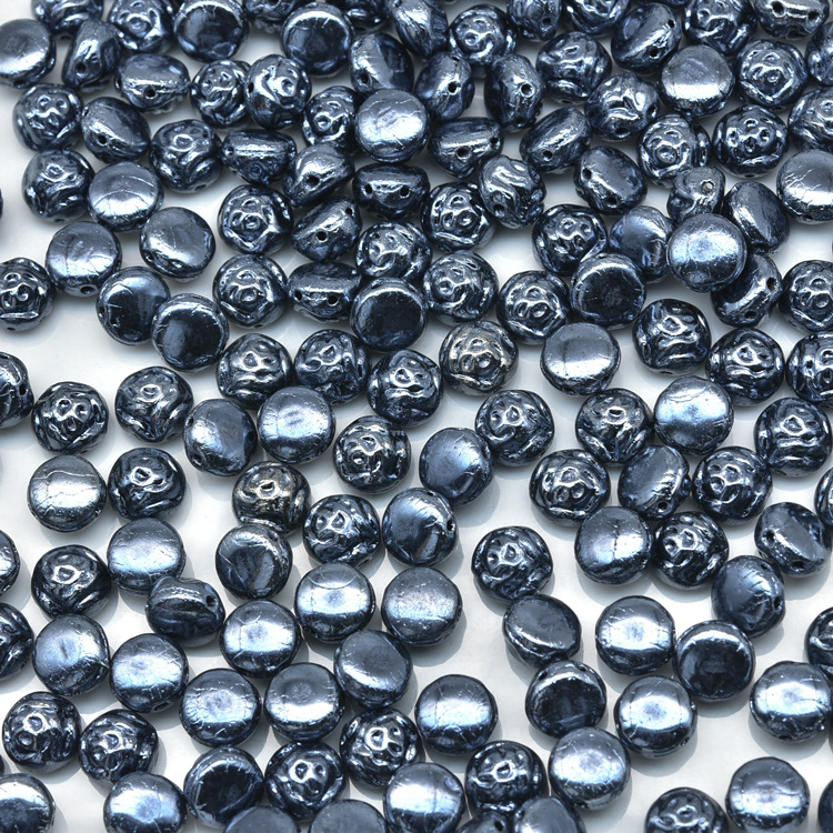 Nuevo checa perlas de vidrio preciosa Bossa Rosa 29 colores 8mm,12mm perlas sueltas 100g paquete