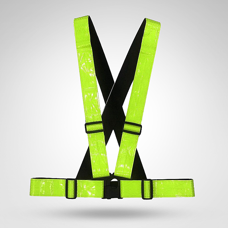 Lattice Reflective Strap Adjustable Safety Vest Traffic Safety Reflective Clothing Construction Site Vest Lattice Strap
