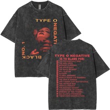 Type O Negative Bloody Kisses Touring Vintage Washed T Shirt