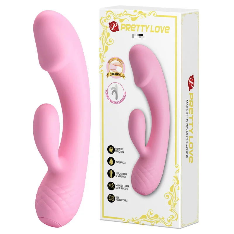 Бейки Patila бесный силиконовый 12-частотный вибратор USB-перезаряжаемое женское устройство 14666