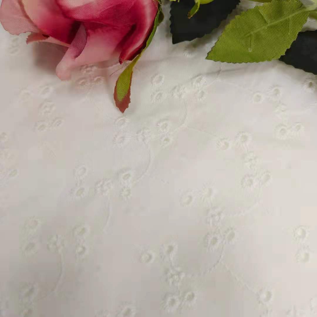 刺绣花边蕾丝面料9088棉布绣花现货批发服装玩具饰品Lolita辅料