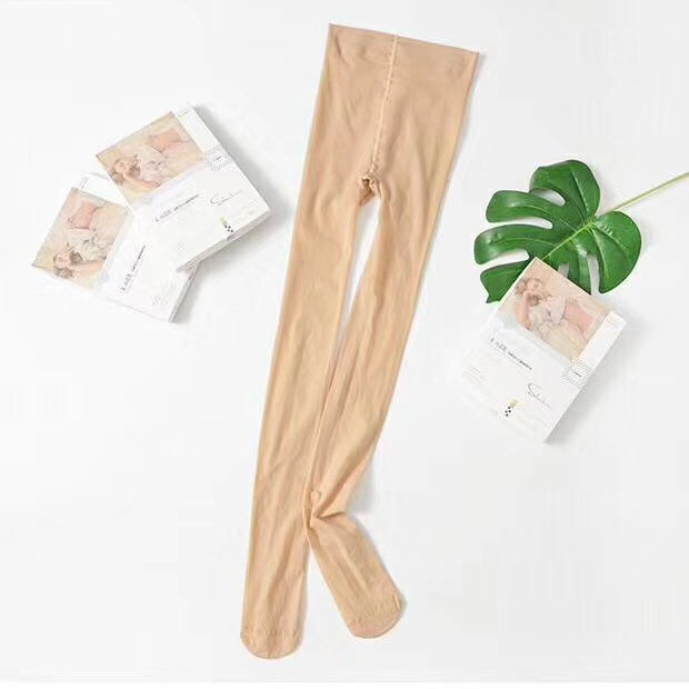 水莲天1908春秋季收腹提臀打底裤连裤袜高弹大码加肥加大连脚女黑