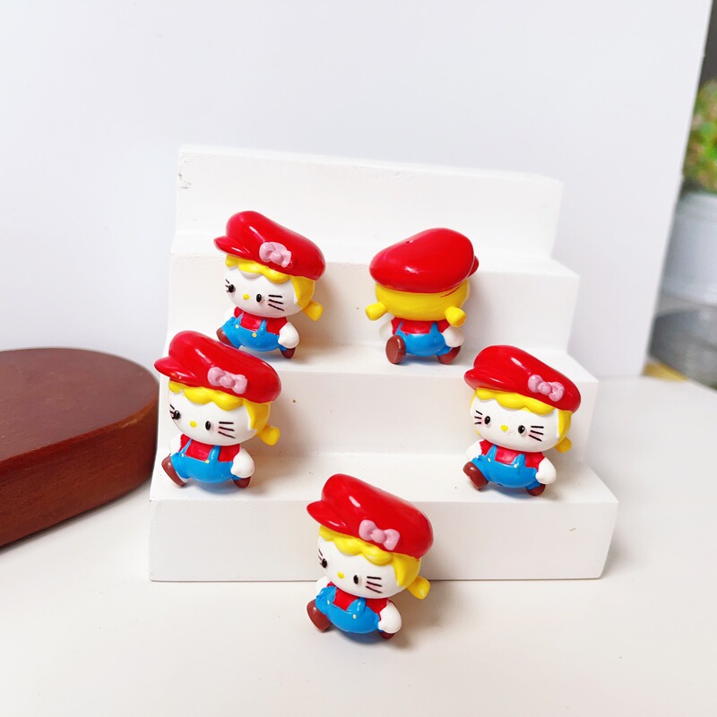 マリオ子猫ドーパミン手描き穴あき携帯電話チェーンバッグ吊りアクセサリー diy ブレスレットかわいい kt マッチングアクセサリー|undefined