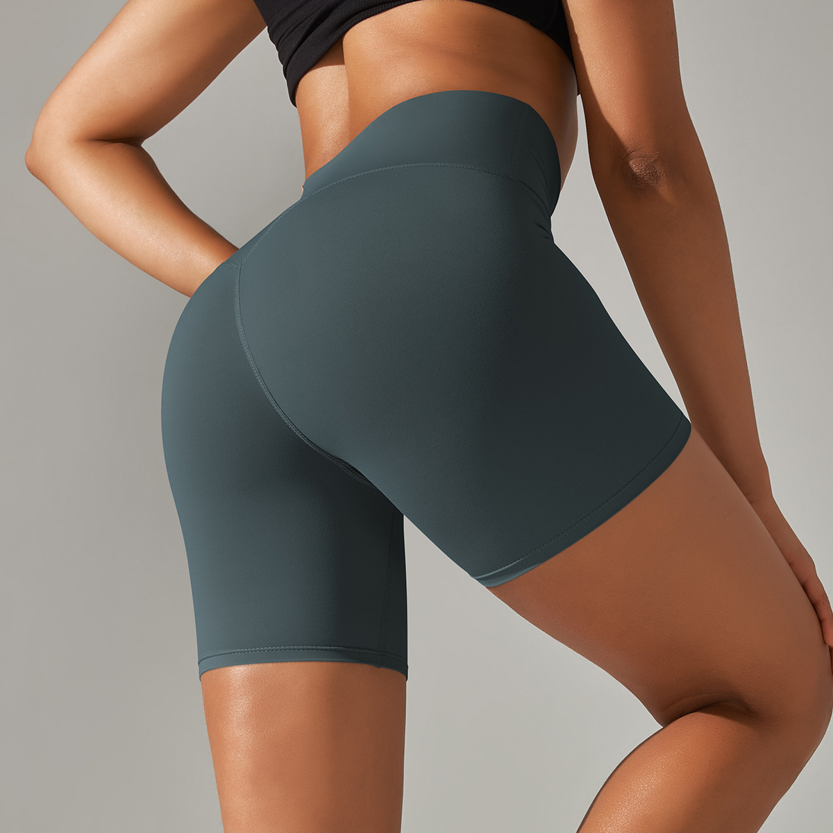 105g Weight Shorts Pants Length Nylon, Spandex Fabric Type Leggings Pants Type Fitness, Yoga Occasion Solid Color Pattern Summer, Spring Season Casual, Sport Style Style Casual Sport Style Solid Color Nylon Spandex Active Bottoms Leggings 104