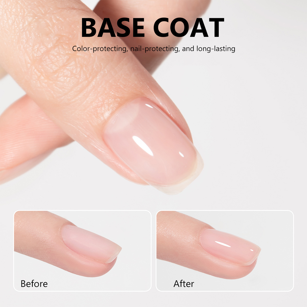 Base Gel Protectora para Uñas 100ml Secado Rápido para Salón de Uñas image 4