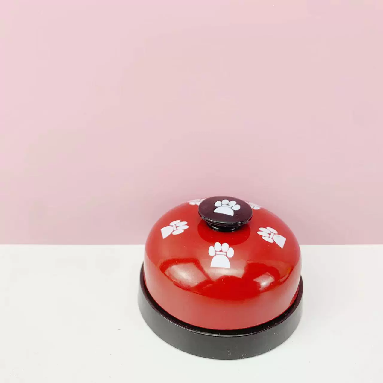 Игрушка-колокольчик для дрессировки животных, интерактивный кликомер с отпечатком лапы для кошек и мелких животных, компактный 7,2×7,2×4,5 см, 0,08 кг