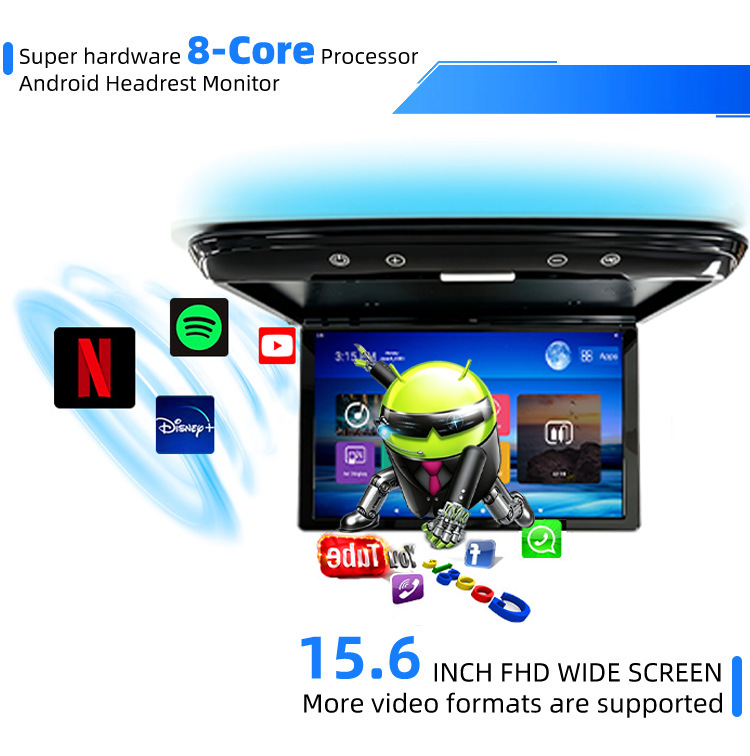 14inch Ceiling-mounted MP5 monitor 14inch Ceiling-mounted Android monitor 14inch Car ceiling-mounted TV monitor