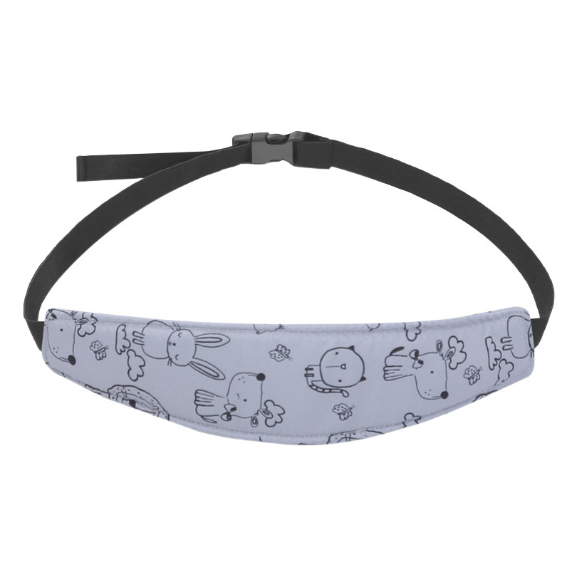 Cinturón de fijación de la cabeza del bebé asiento de seguridad del coche para niños soporte de la cabeza resto de la cabeza máscara de ojo del sueño cinturón auxiliar
